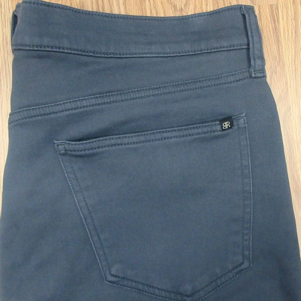 36x30 BANANA REPUBLIC TRAVELER SLIM FIT JEANS COTTON/SPANDEX GRAY-NAVY 36W x 30L - Picture 2 of 5